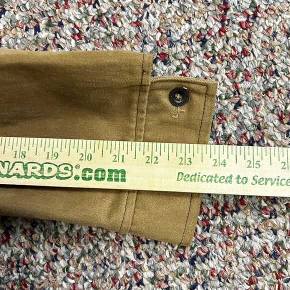 VTG 70s Van Heusen Men's Camel Tan Brushed Twill 2 Piece Leisure Suit Size 38 - Picture 15 of 15